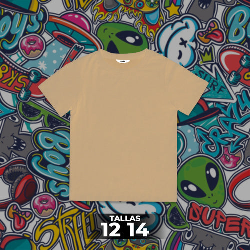 Franela Clásica Unicolor Niño 11